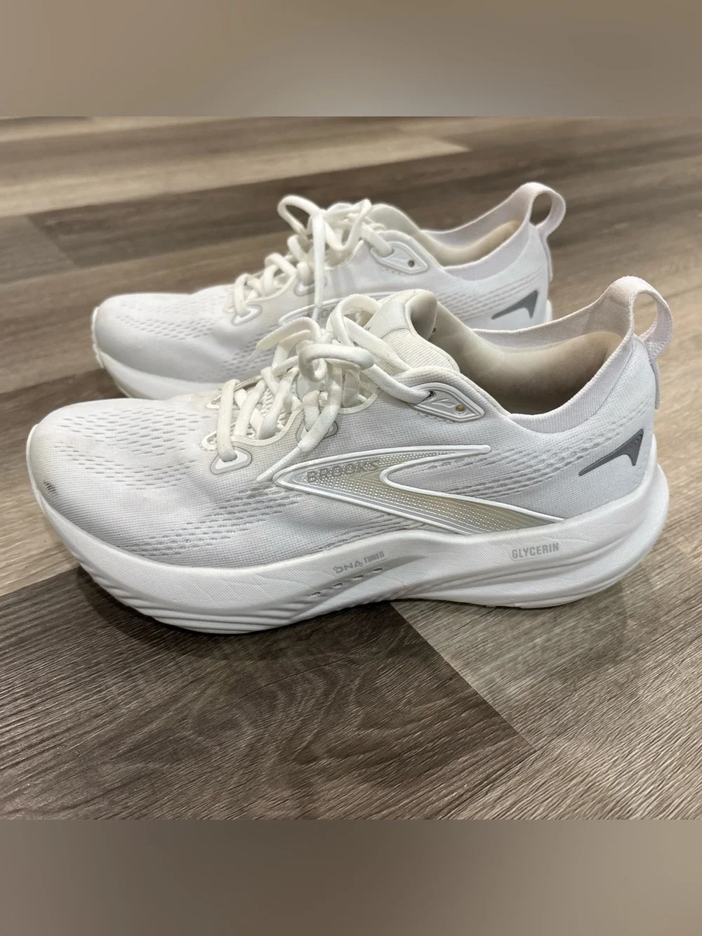 Brooks Glycerin 22 120434-1B-151 Sneakers Women’s Athletic Running Shoes 8 White - Picture 2 of 16